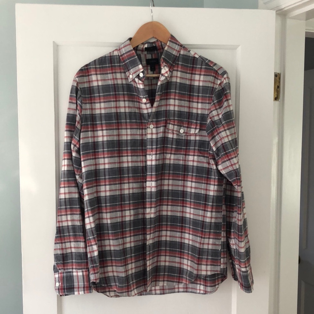 J.Crew Men’s Slim Fit Linen Feel Shirt